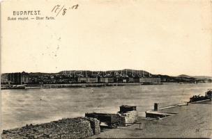 1908 Budapest, Budai részlet az I. és II. kerülettel (EK)