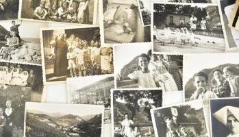 cca 1940, 50-60 darab fotó, közte érdekes darabokkal, beazonosított helyszínekkel, eseményekkel: Ran...