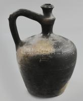 Antik mohácsi aratókorsó, sérüléssel, kopással, m: 27 cm