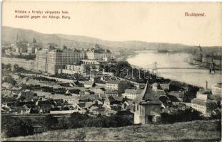 Budapest I. Kilátás a Királyi várpalota felé, Tabán részlete