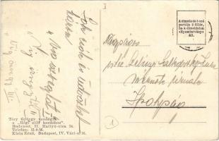 Budapest I. Tóry György vendéglője "Régi Zöld Hordóhoz", étterem ponyvával fedett kertje. ...