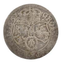 Lengyelország 1667. 6gr Ag "II. János Kázmér" (2,69g) T:F Poland 1667. 6 Groszy Ag "Johann Kasimir II" (2,69g) C:F Krause UC# 41