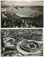 Budapest XIV. Népstadion - 2 db modern Képzőművészeti Alap képeslap