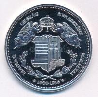 DN "Magyarország Keresztény Királyai / Vencel / V. László 1301-1305" Ag emlékérem kapszulá...