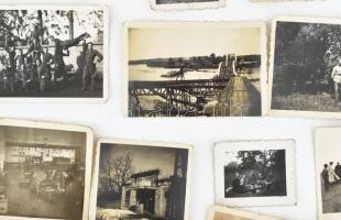 cca 1940 Katonai és egyéb témájú fotók, 18 db, vegyes állapotban, 5x4 cm és 9x6 cm között