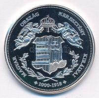 DN "Magyarország Keresztény Királyai / I. Ferenc József 1848-1916" Ag emlékérem kapszulába...