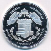 DN "Magyarország Keresztény Királyai / I. Szent László 1077-1095" Ag emlékérem kapszulában...