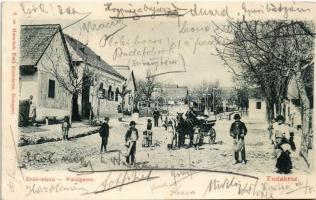 1900 Budakeszi, Erdő utca, lovasszekér. Kiadja Hatschek Emil 6. sz. (EB)