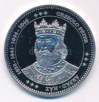 DN "Magyarország Keresztény Királyai / Orseolo Péter 1038-1041 & 1044-1046" Ag emlékérem kapszulában (20g/0.333/38mm) T:PP