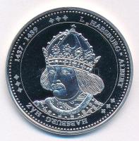 DN "Magyarország Keresztény Királyai / I. "Habsburg" Albert 1437-1439" Ag emlékérem kapszulában (20g/0.333/38mm) T:PP