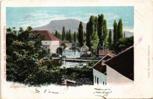 1900 Tapolca, Kistó, malom. Löwy B. 5602 sz. kiadása (EK)