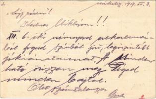 1917 Első világháborús tábori postai levelezőlap a Központi Hatalmak uralkodóival: V. Mehmed, I. Fer...