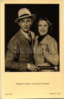 Robert Taylor (Világháború alatt hadirepülőgép oktató volt, több mint 80 filmben szerepelt, láncdohányos volt napi 3 doboz cigit szívott, fiatal korában tüdőrákban halt meg) és Eleanor Powell