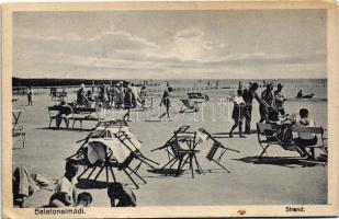 1928 Balatonalmádi, strand (EK)