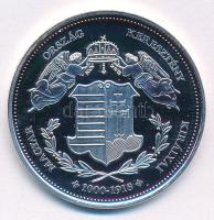 DN "Magyarország Keresztény Királyai / IV. "Boldog" Károly 1916-1918" Ag emlékér...