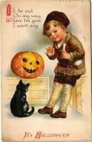 1925 It's Halloween. Made in USA litho (EK)