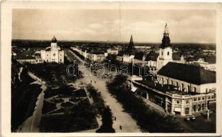 1952 Kecskemét, Fuchs Samu üzlete, üveg áruház, zsinagóga. Művészeti Alkotások (fa)