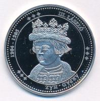 DN "Magyarország Keresztény Királyai / III. László 1204-1205" Ag emlékérem kapszulában (20g/0.333/38mm) T:PP