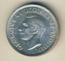 Kanada 1939. 1$ Ag "Királyi látogatás" T:2 ph