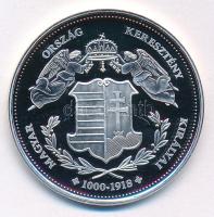 DN "Magyarország Keresztény Királyai / II. Mátyás 1608-1619" Ag emlékérem kapszulában (20g...