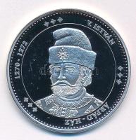 DN "Magyarország Keresztény Királyai / V. István 1270-1272" Ag emlékérem kapszulában (20g/0.333/38mm) T:PP