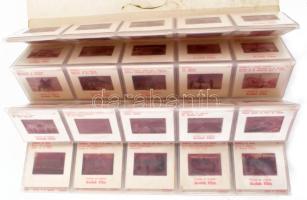 2×60 db Kodak diapozitív, eredeti tokjában (Róma, Velence)