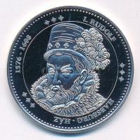 DN "Magyarország Keresztény Királyai / I. Rudolf 1576-1608" Ag emlékérem kapszulában (20g/0.333/38mm) T:PP