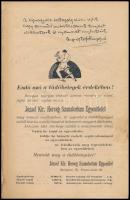 1906 Sanatorium Naptár. Kiadja a József Kir. Herceg Sanatorium Egyesület. Bp., 1906., Franklin-ny. S...