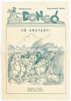 1954 A Debreceni Dongó július harmadiki száma "Jó aratást!" címmel, 4p