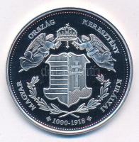 DN "Magyarország Keresztény Királyai / I. "Nagy" Lajos 1342-1382" Ag emlékérem k...