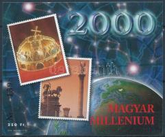 1999/A41b Magyar Millennium 2000 ajándék emlékív (8.000) / souvenir sheet