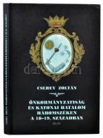 Cserey Zoltán: Önkormányzatiság és katonai hatalom Háromszéken a 18-19. században. Sepsiszentgyörgy, 2009, Charta. Kiadói kartonált papírkötés. Megjelent 500 példányban.