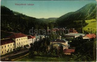 Vihnye, Vihnyefürdő, Kúpele Vyhne; fürdő látképe. Joerges kiadása / spa