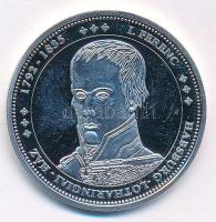 DN "Magyarország Keresztény Királyai / I. Ferenc 1792-1835" Ag emlékérem kapszulában (20g/0.333/38mm) T:PP