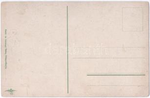 Vihnye, Vihnyefürdő, Kúpele Vyhne; látkép a Boleman emlékkel / general view, statue (kopott sarkak /...