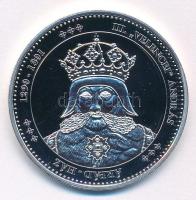 DN "Magyarország Keresztény Királyai / III. "Velencei" András 1290-1301" Ag emlékérem kapszulában (20g/0.333/38mm) T:PP