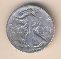 USA 1920S 1/2$ Ag "Walking" T:3-