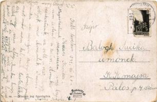 1944 Orgovány, Római katolikus és református templom, Hősök szobra, Községháza (EK)