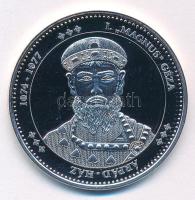 DN "Magyarország Keresztény Királyai / I. "Magnus" Géza 1074-1077" Ag emlékérem kapszulában (20g/0.333/38mm) T:PP