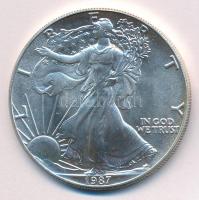 Amerikai Egyesült Államok 1987. 1$ Ag "Amerikai Sas" T:UNC 
USA 1987. 1 Dollar Ag "A...