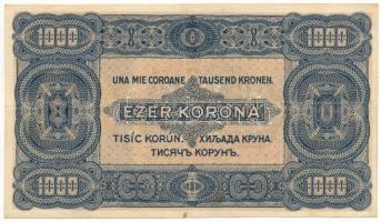 1923. 1000K "8 FILLÉR - NYOLC FILLÉR", nyomdahely-jelölés nélkül T:F 
Adamo K37B