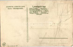 Budapest VIII. Kossuth-mauzóleum. Athenaeum "Jelenetek Kossuth Lajos élete történetéből" s...