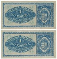 1920. 1K (2x) sorszámkövetők "aa 010 659214 - aa 010 659215" T:UNC,AU
Adamo K4