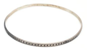 Ezüst (Ag) karkötő, jelzéssel, nettó: 6,2 g