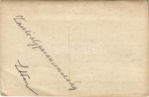 Első világháborús osztrák-magyar zászlóalj parancsnokság "Isten Hozott" katonai tábor / WW...