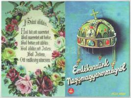 10 db MODERN nagy alakú magyar irredenta képeslap Maczó Lászlótól a Bér-Virágospusztai Andezit Hotel...