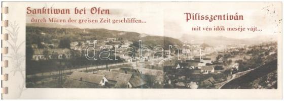 PILISSZENTIVÁN - modern reprint képeslap füzet 38 képeslappal