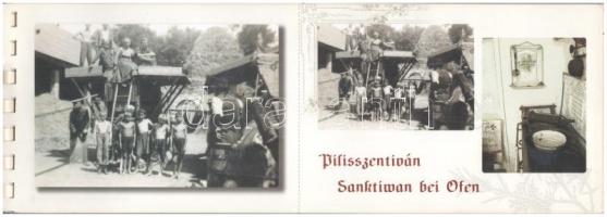 PILISSZENTIVÁN - modern reprint képeslap füzet 38 képeslappal