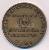 1990. "100 éves a Selypi Cukorgyár / Selypi Cukorgyár Emlékérme - Fennállása 100. évfordulója a...