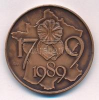 Fritz Mihály (1947-) 1989. "A francia szabadságharc 200. évfordulója (Szabadság, Egyenlőség, Te...